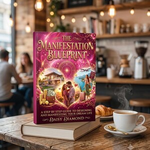 Manifestation Blueprint Digital Workbook | Law of Attraction Guide for Women Starting Over | Divorce Recovery Journal + Bonus