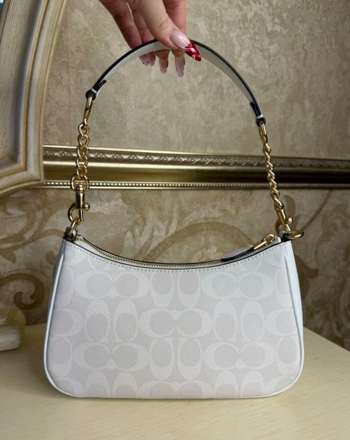 Vintage Coach Bag White - Etsy Canada