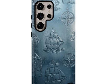 Telefoonhoesje met nautisch scheepsmotief | Stevige hoesjes