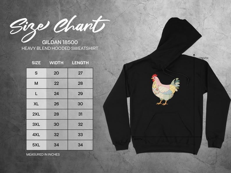 Quilted Chicken Hoodie, Patchwork Hen Sweatshirt, Farm Animal Lover Gift, Country Farm Life, Cottagecore Aesthetic Pullover