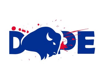 Buffalo Football SVG: Skyline Design (Digital Download)