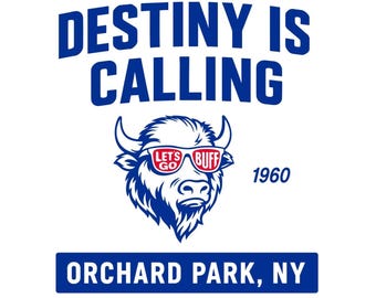 Buffalo Football Skyline Design for Cricut, Silhouette (svg, png, pdf, eps, dxf)