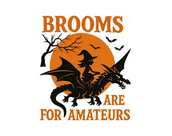 Funny Horse Witch SVG: Halloween Cut File for Cricut, Silhouette (Digital Download)