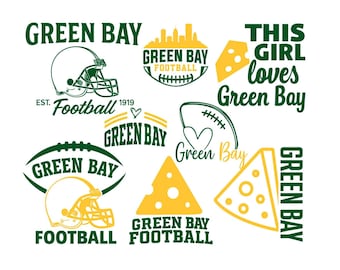 Green Bay Football SVG: Vintage Team Design (Digital Download)