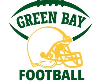 Green Bay Fußball SVG-Design: Cricut, Silhouette (Digitaler Download)