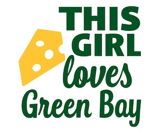 Green Bay Fußball SVG-Design: Cricut, Silhouette (Digitaler Download)