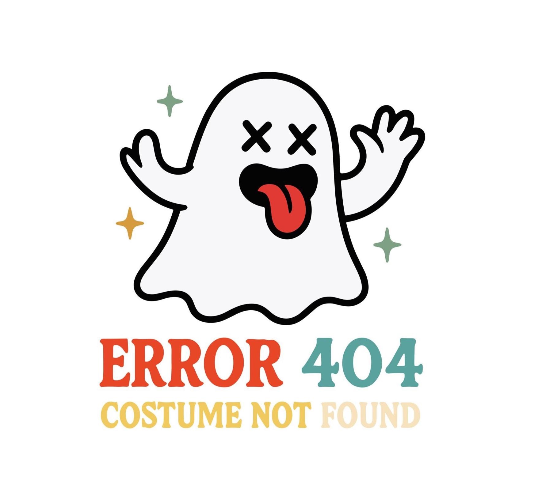 404 Costume Not Found Svg - Etsy
