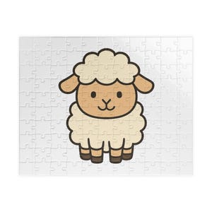 Cute Sheep Puzzle, Kids Puzzle, Educational Game, Family Activity, Gift for Kids, Stress Relief Puzzle