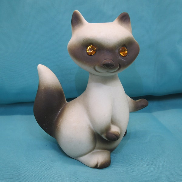 Roselane Pottery Raccoon Figure