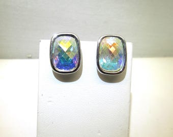 Pendientes de clip con cristales de Swarovski