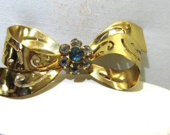Vintage Coro Pegasus Leaf Brooch, Brushed Gold Tone #45 - Etsy