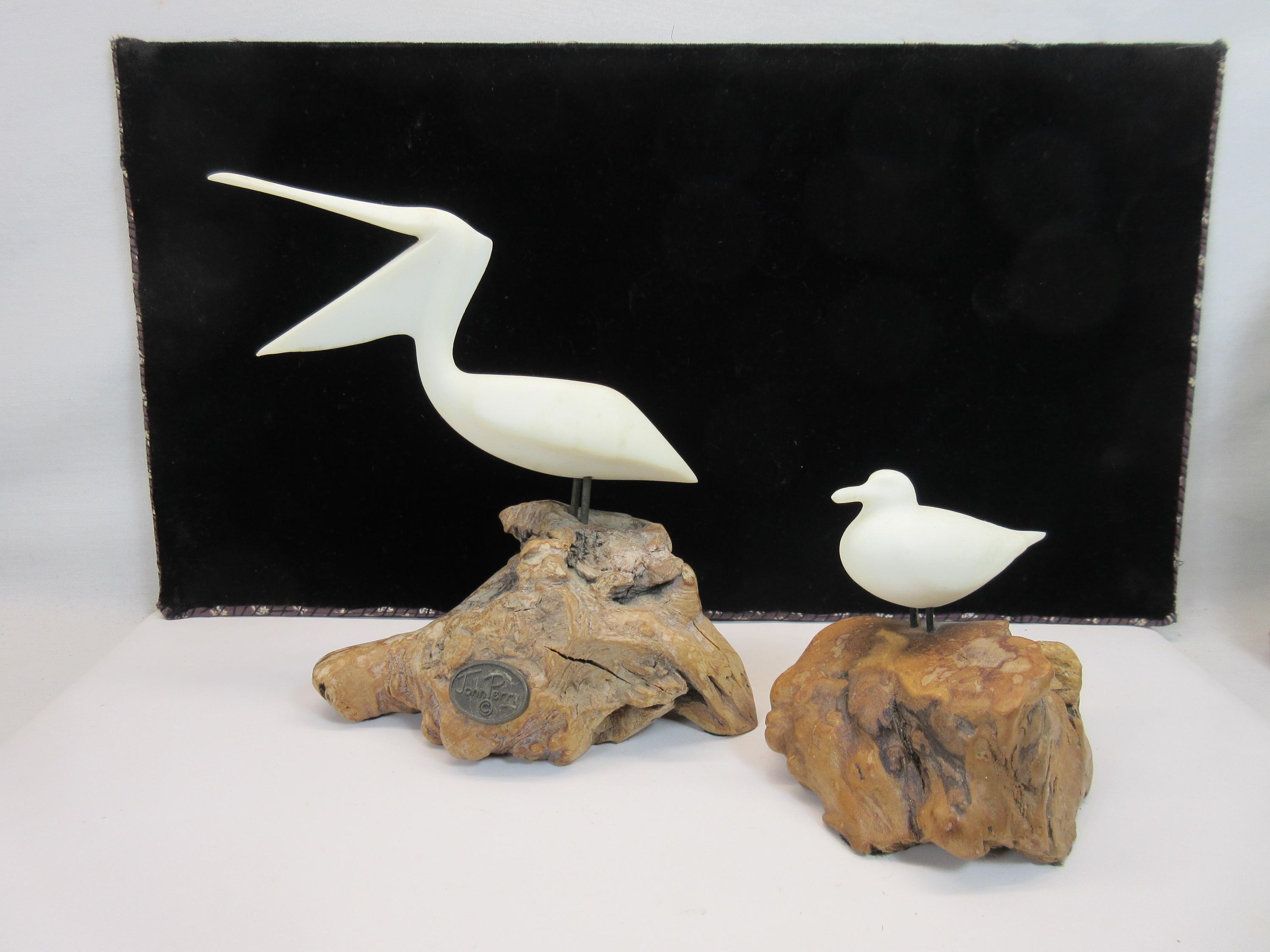 John Perry Birds Pelican and Seagull