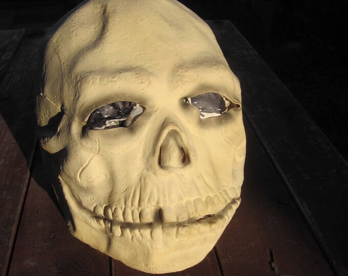 Vintage Rubber Skull Mask by Don Post Studios 1981 Etsy