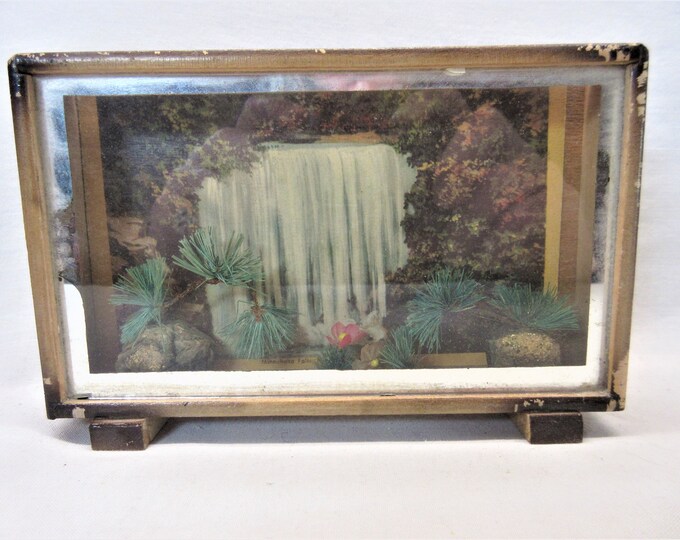 Vintage Postcard Shadow Box Display Case - Etsy
