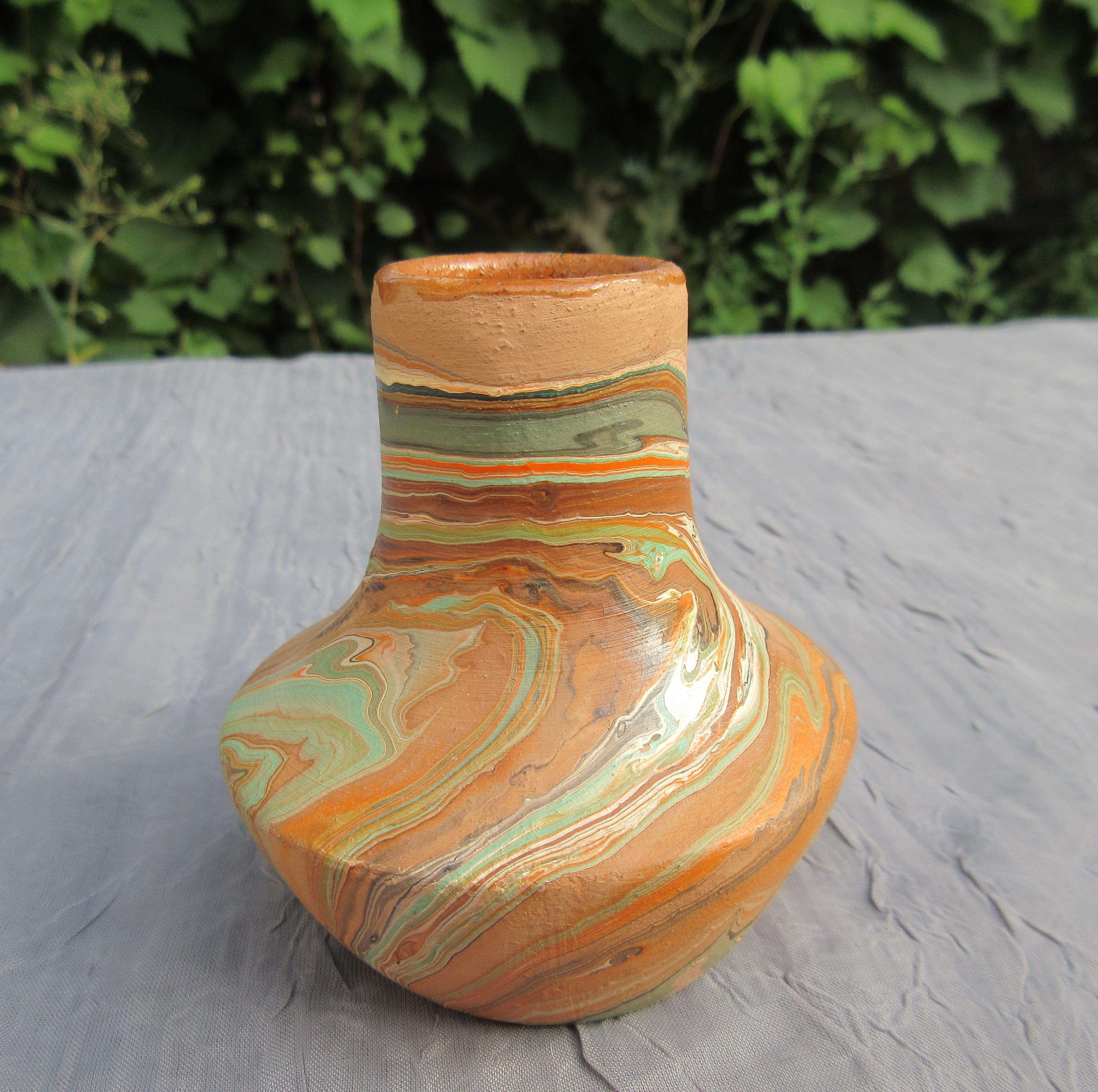 Red Clay Vase Vintage - Etsy