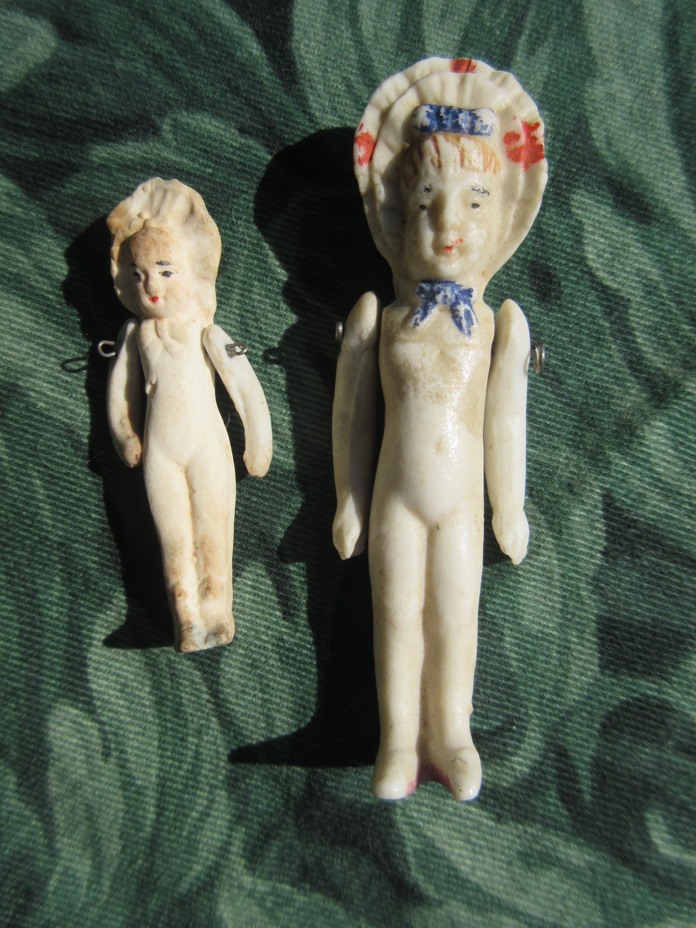 Antique Miniature Dolls / All-Bisque Dolls - Historical and Circus Figures  - Ref P464