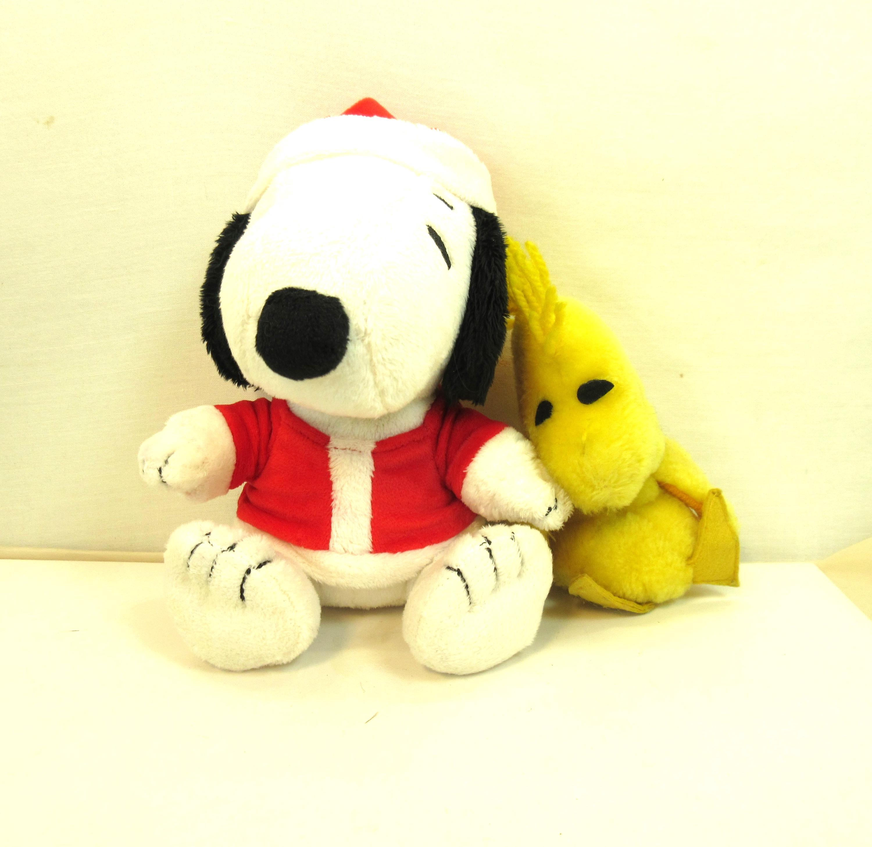 Plush Christmas Snoopy and Woodstock - Etsy