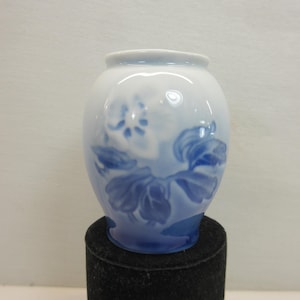 B&G Small Blue and White Vase