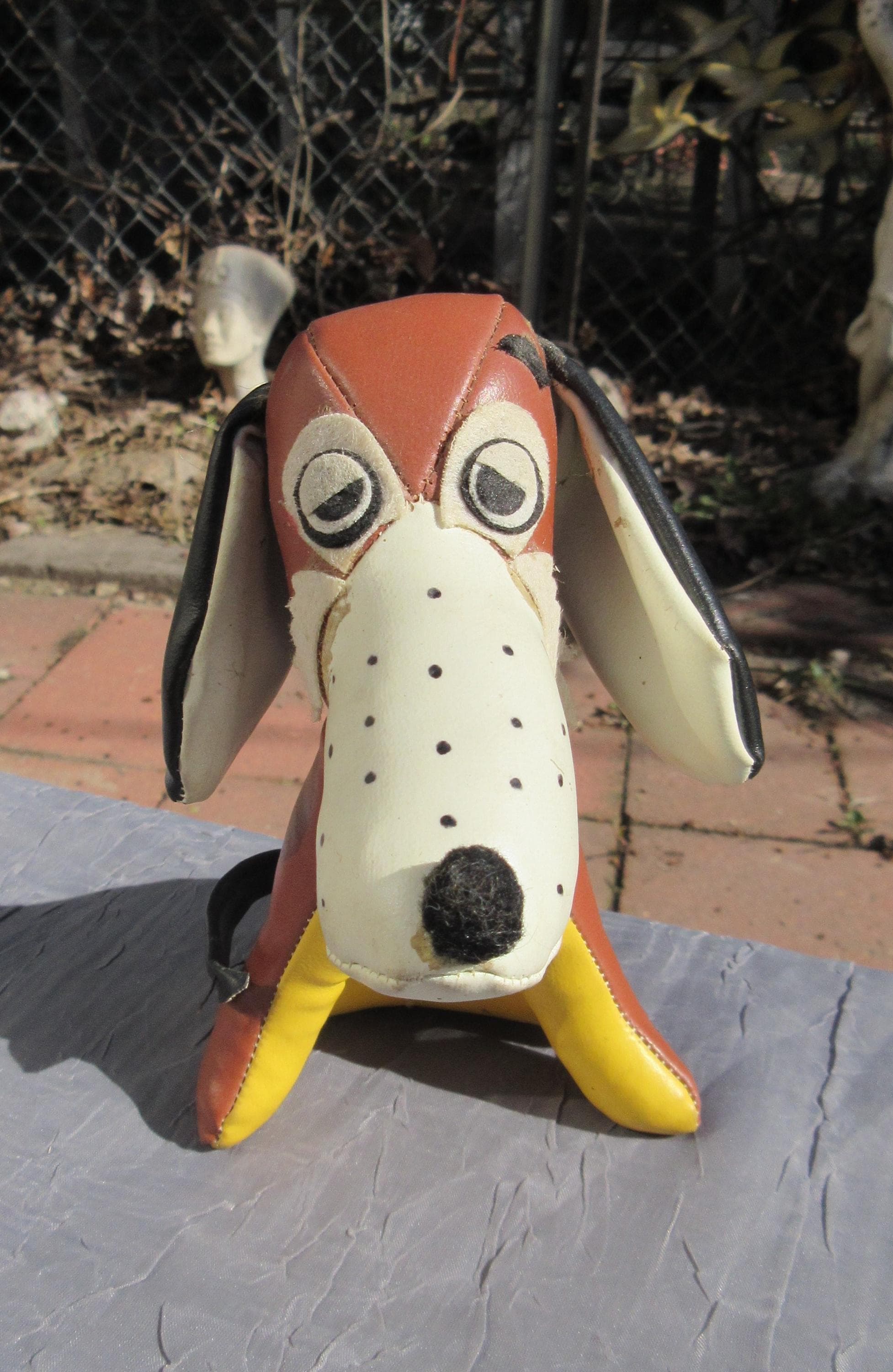 1960年代のビニール製ぬいぐるみ犬 - Etsy 日本