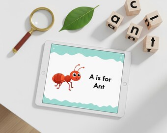 Interactive Lowercase Phonics Flashcards | Google Slides Activity | Kindergarten Letter Sounds | South Dakota Standards Aligned