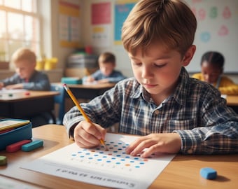 2nd Grade Math Worksheets, Addition Subtraction, Arrays (Printable)