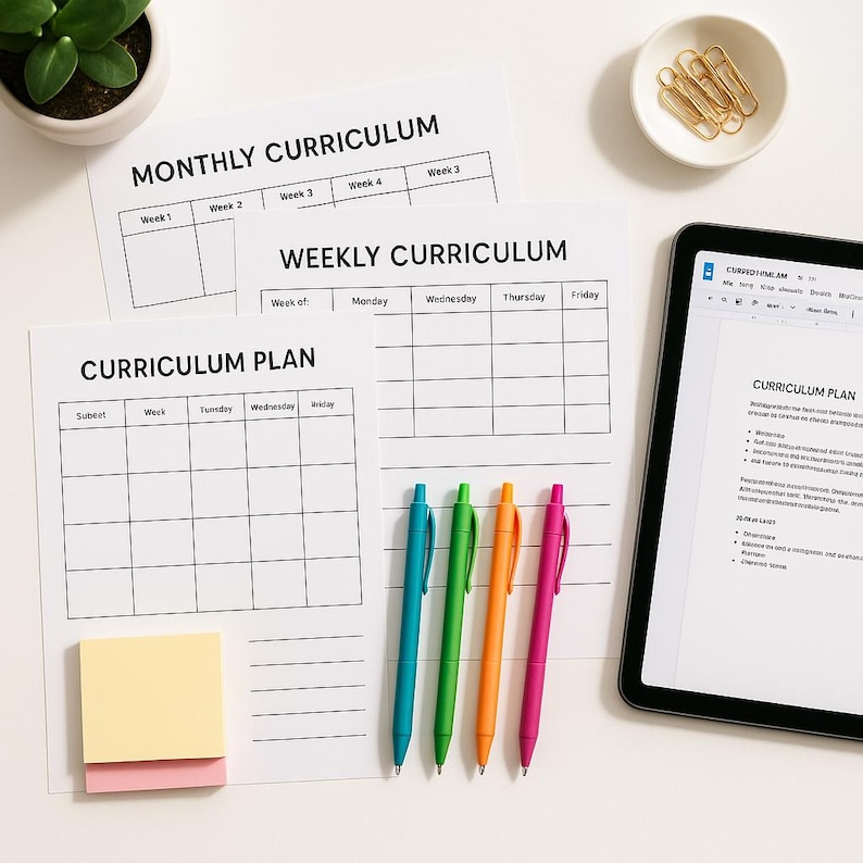 Teacher Curriculum Planning Templates Lesson Plans, Unit Design