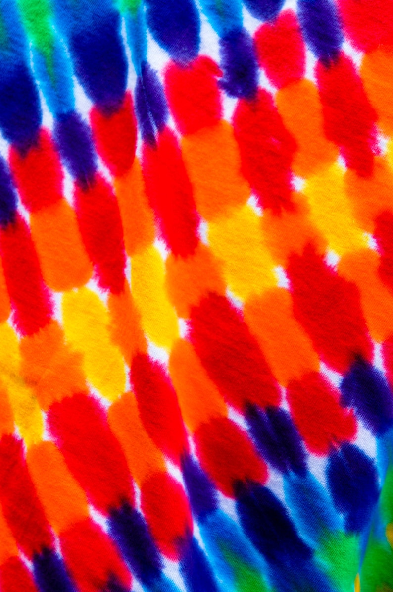 tie dye diagonal stripes