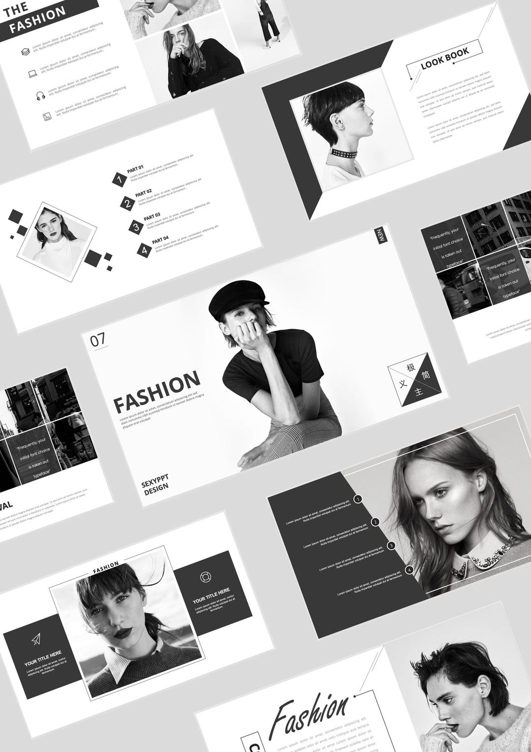 Fashion Powerpoint Template | Sexy Presentation | Premium Feeling PPT ...