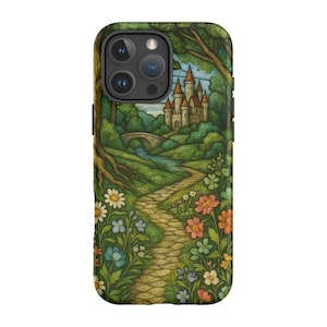 Fairytale Castle Phone Case – Enchanted Forest And Medieval Fantasy Design | Glossy Snap Or Protective Cover For Iphone And Android