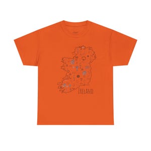Ireland Map T-Shirt: Unisex Heavy Cotton Tee, Travel Gift image 5