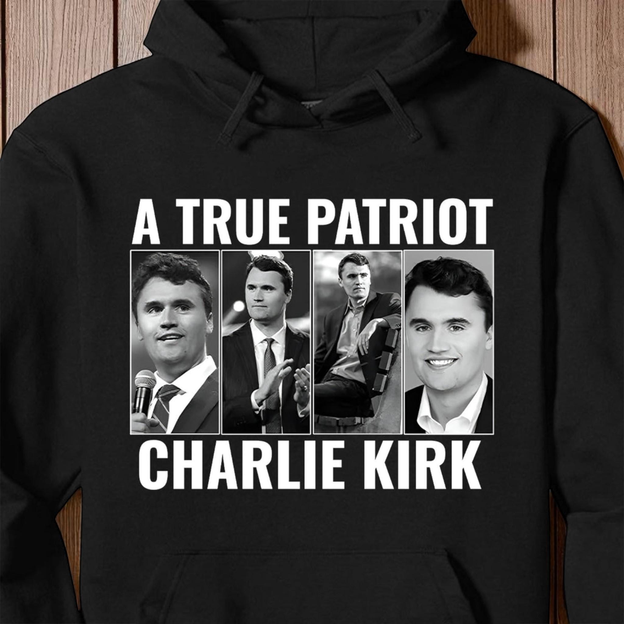 RIP Charlie Kirk T-shirt – A True American Patriot | Charlie Kirk Memorial  Tee - Etsy Ireland