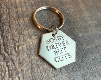 worst driver but cute keychain
