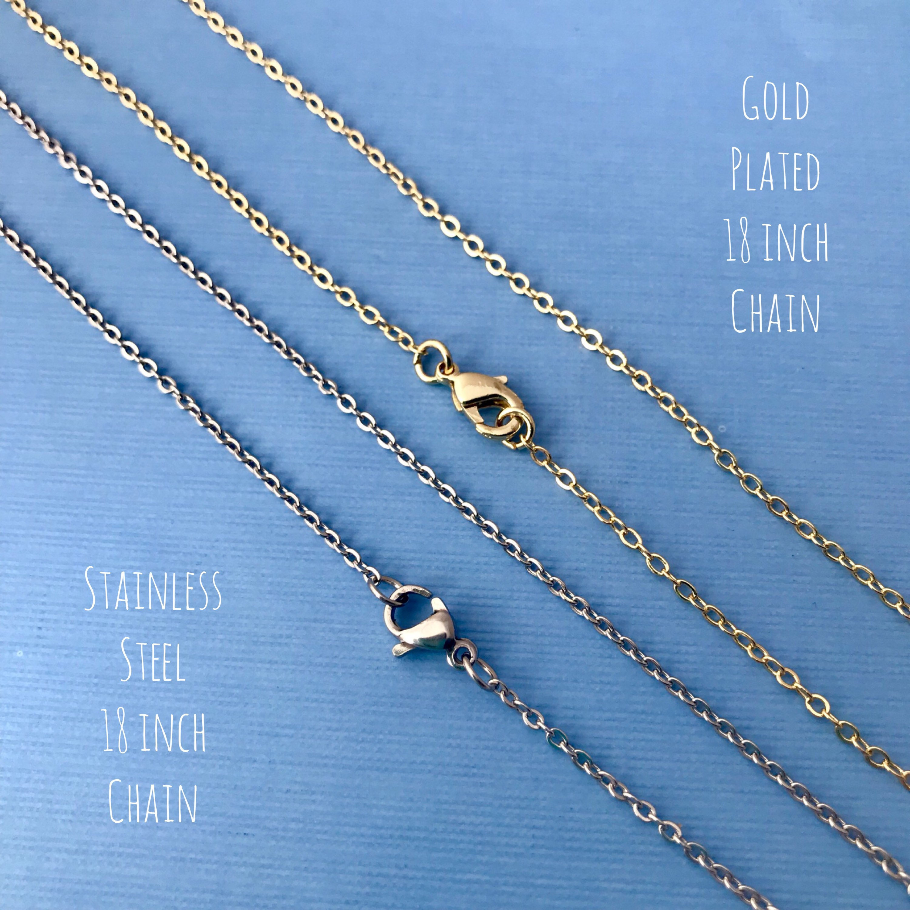 Custom Hand Stamped Pewter 1 inch Circle Necklace- Choose Your Phrase, and Chain, view 5