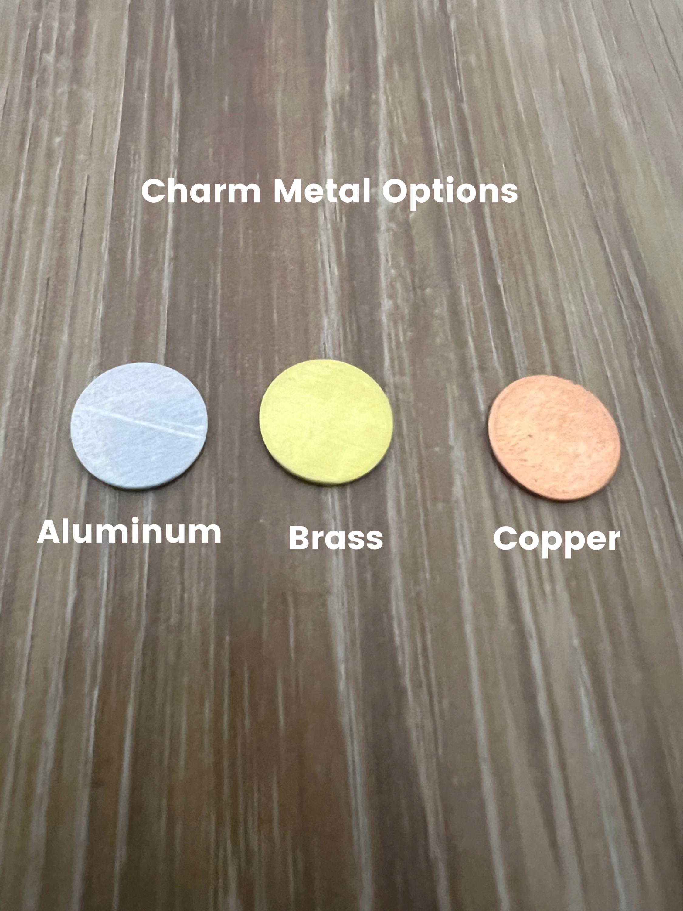 Custom Long Distance State Disc Keychain- In Aluminum, Brass, or Copper, view 4