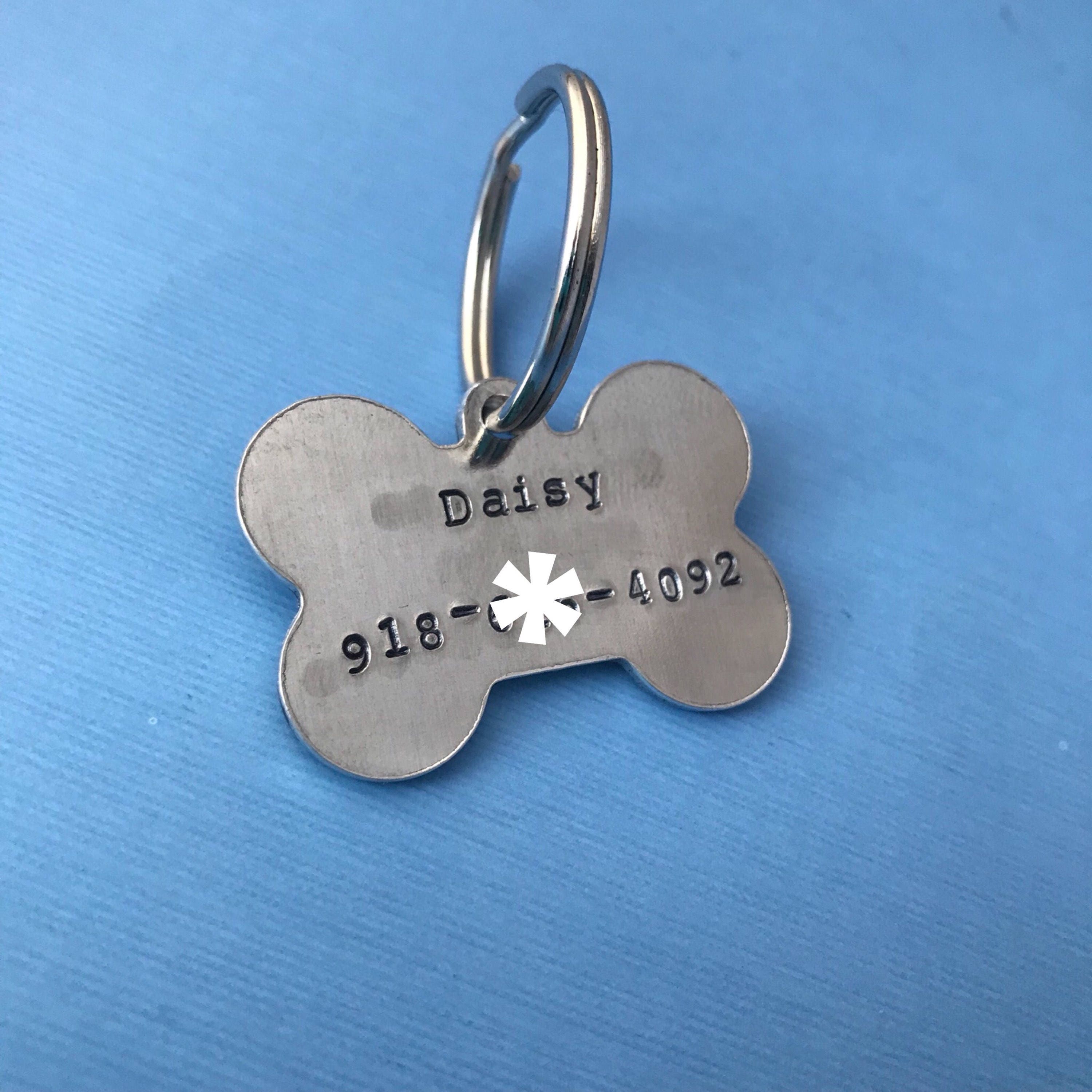 Custom Hand Stamped Pet ID Tag: "Have your people call my people", view 5