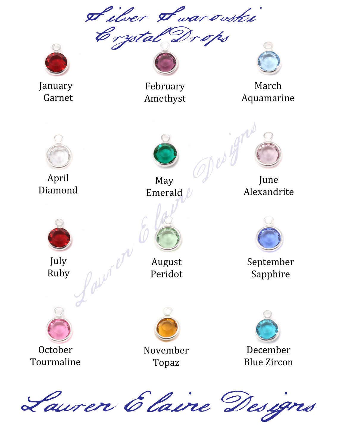Baby Name and Birthstone Custom Hand Stamped Keychain- Personalized Aluminum Rectangle Charm, view 4