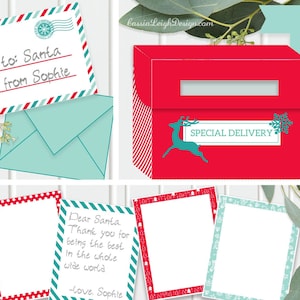Printable Elf letters, Elf to kids, Christmas Mailbox Notes, Elf, north pole letter, Santa Letter, Elf kit, tiny envelopes, elf shelf notes