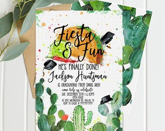 Taco Bar Graduation Etsy