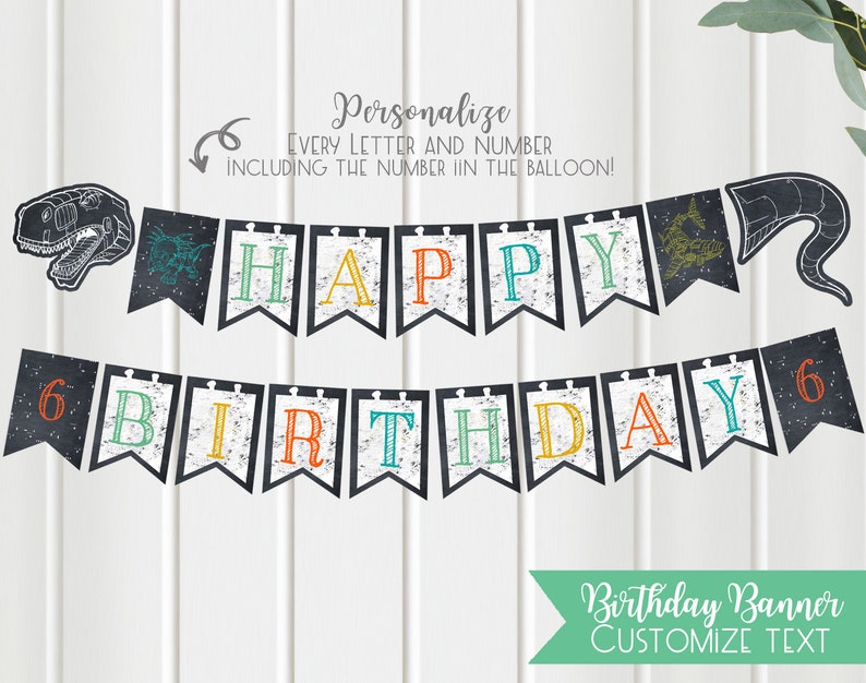 Dinosaur Invite, Dinosaur Shark Birthday, Dinosaur Party Decorations Dinosaur Birthday Decorations, Dinosaur Banner, Dinosaur Party image 8