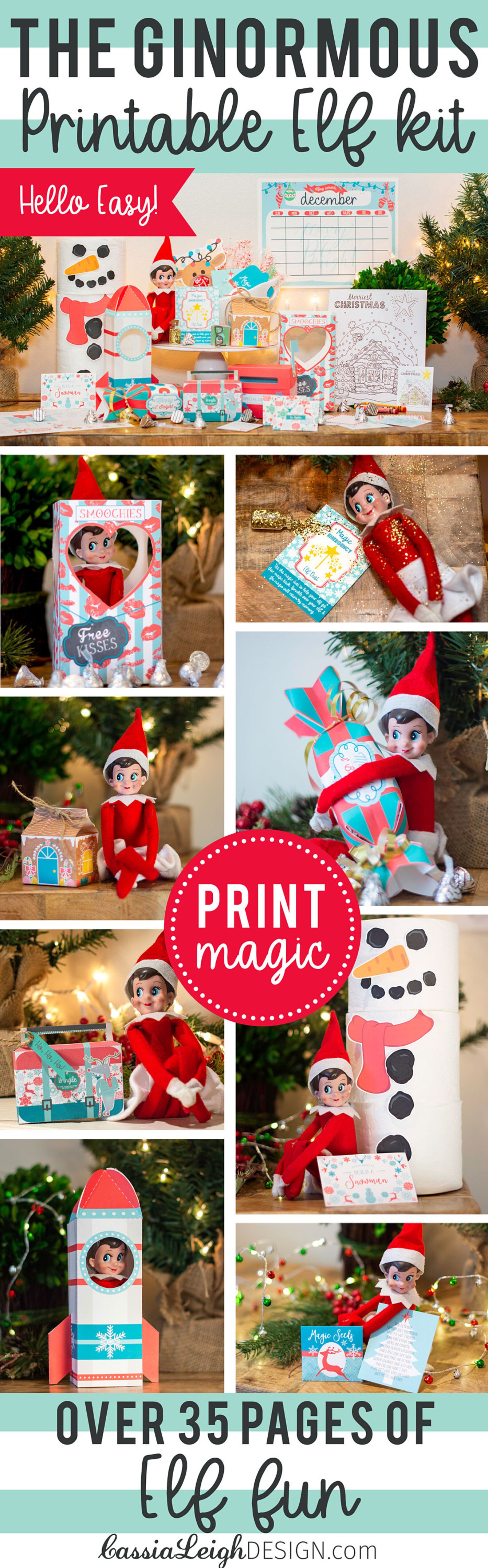Printable Elf Letters Elf to Kids Christmas Mailbox Notes - Etsy