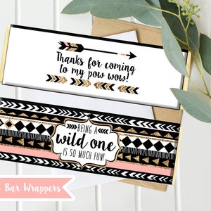 Tribal Wild One Birthday Invites and Decorations Printable - Etsy