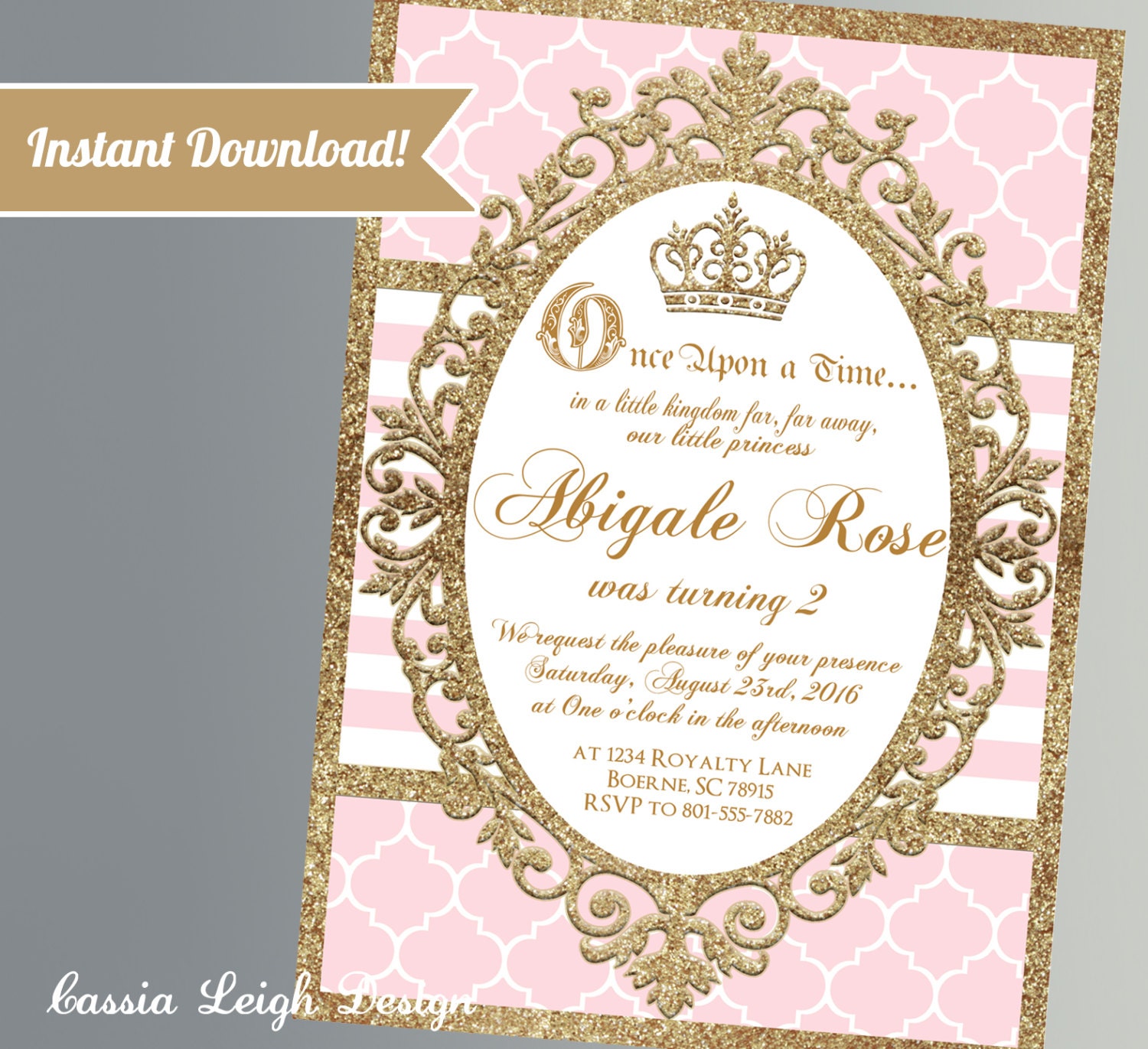 Princess Wishes For Baby Sign and Cards, Pink & Gold Princess Baby Shower  Activity, INSTANT DOWNLOAD -  France