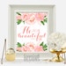 Printable Bible Verse Printable Decor, Flowers Scripture Print Wall Art ...