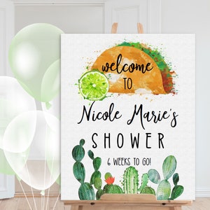 HUGE BUNDLE Taco Bridal Shower Invitation Decor Cactus, Taco Bout Love Shower, Fiesta Bridal Shower, Southwestern, Taco Tuesday TB121 image 4