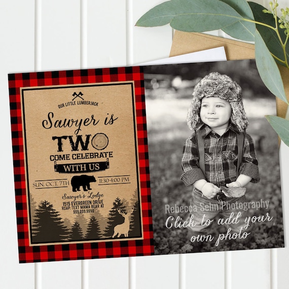2nd birthday invitation boy