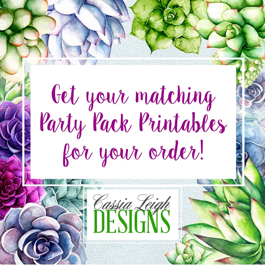 Get Matching Decor and Printables for Your Invited by Cass Order ...