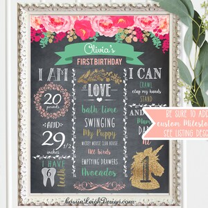 Magical Unicorn Birthday Invitations Pink and Glitter Unicorn Birthday Printable Party FULL Kit image 3