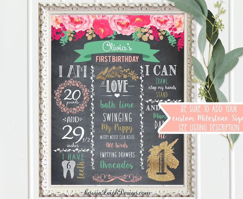 Magical Unicorn Birthday Invitations   Pink and Glitter  image 3