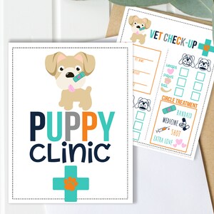 Puppy Clinic Vet Check Up Game for Kids - Boys and Girls - Instant Download