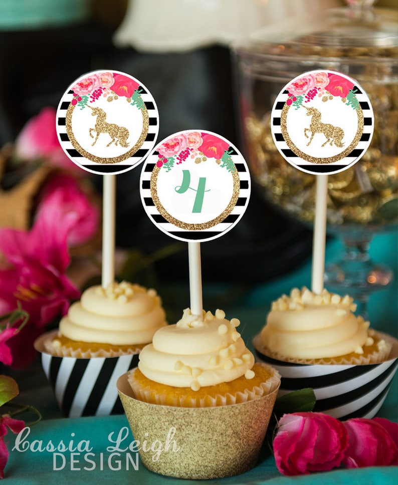 Magical Unicorn Birthday Invitations   Pink and Glitter  image 7